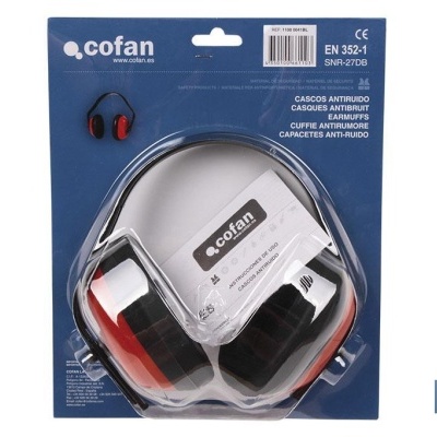 Protetor De Ouvidos Anti-Ruido I Cor Vermelho |  Snr: 27Db I En 352-1