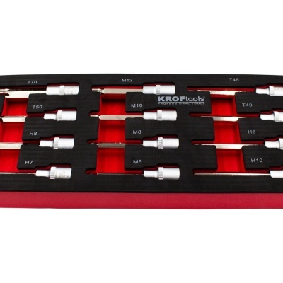 Módulo Chaves Bit Hex. Torx 1/2" 12 Pcs (8603)