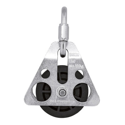 Polia Tripé De Aço, Para Cordas De 12 Mm