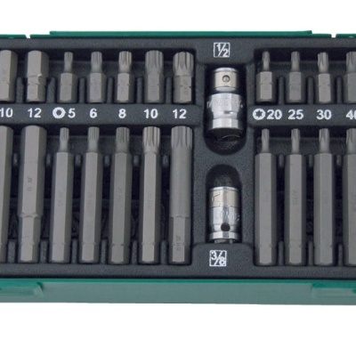 Jogo de Bits 1/2" e 3/8" 40 Pcs