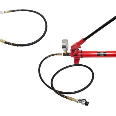 Bomba Hidraulica Manual C/ Manometro e Engate 3/8 Npt (8457)