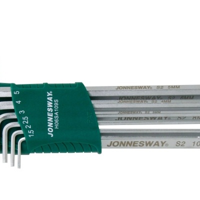 Jogo 9 Chv Macho Hexag.longas Ponta Esférica