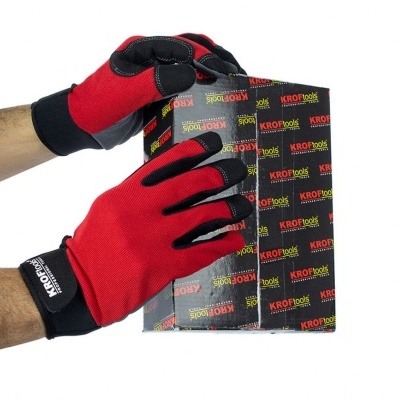 Luvas Trabalho Mecânica Kroftools En388 Ce Cat Ii (Luvas)