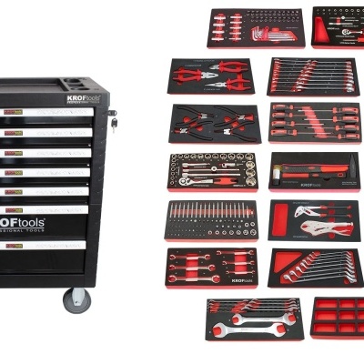 Carro Ferramenta Preto 7 Gavetas 353Pcs (8353Pre)