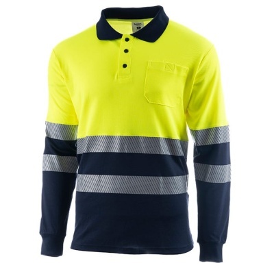 Polo Galaxy Hv Yellow/Navy (1 Unidad)