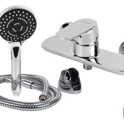 Conjunto De Banho Torneira Mono Comando Para Duche| Chuveiro Para Duche Com 5 Funções