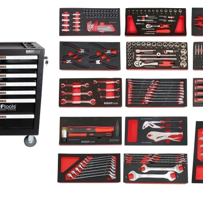 Carro Ferramenta 7 Gavetas 237Pcs. Preto (8500Pre)