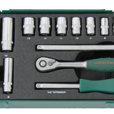 Jogo Roquete  1/4"& 3/8" C/25 Peças