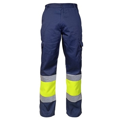 Calças Dover Hv Trousers Yellow/Navy (1 Unidad)
