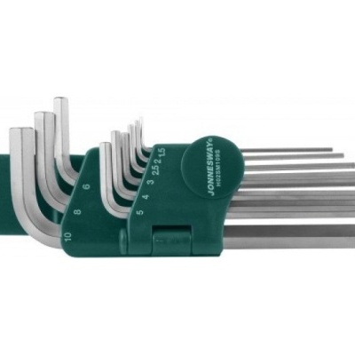 Jogo 9 Chaves Macho Hexagonais Longas