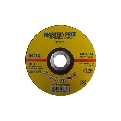 Disco de Corte Hss/inox 125x1x22 (50 Unidades)