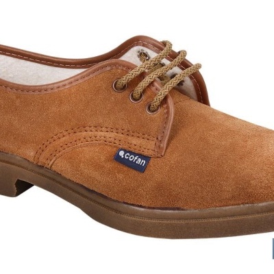 Sapato de Trabalho | Pele de Camurça | Modelo Estero | Sola de Borracha