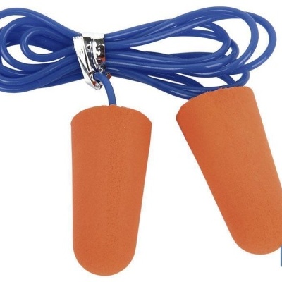 Tampões Auditivos C/ Cordão | Snr 36 Db | Cor Laranja