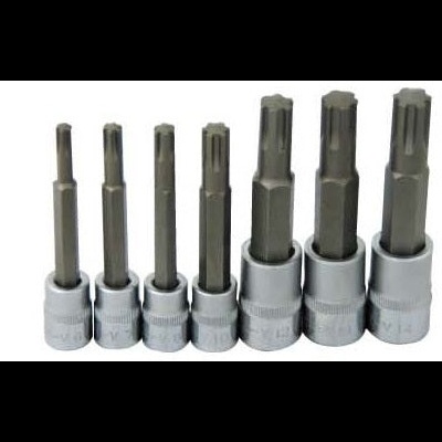Jogo de 7 Bits Longos 3/8" e 1/2"