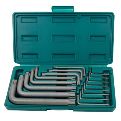 Jogo 16 Chaves Macho P/paraf. Torx