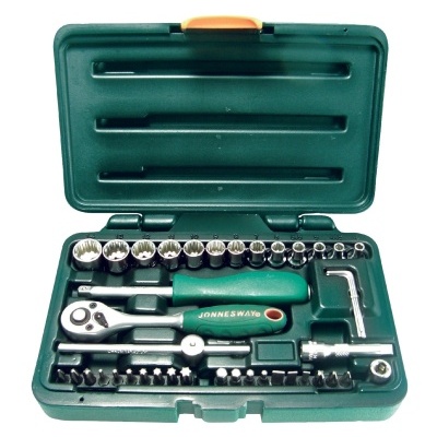 Jogo 41 Pcs Super Tech C/roquete 1/4"