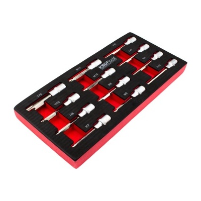 Módulo Chaves Bit Hex. Torx 1/2" 12 Pcs (8603)