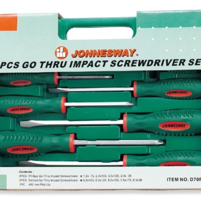 Jogo 10 Chaves Fenda/Philips Impacto