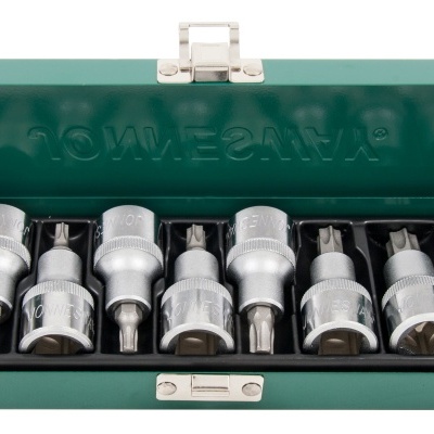 Jogo 9 Chaves Bit Torx de 1/2"