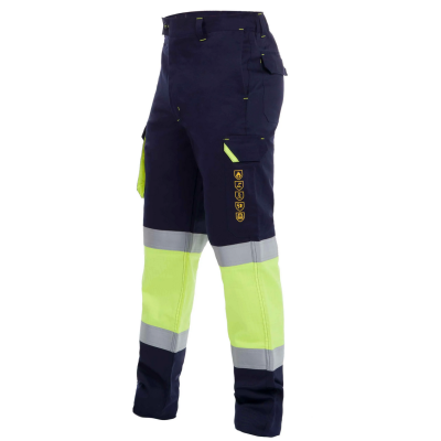 Calças Strip Fr Hv Pants Yellow/Navy (1 Unidad)