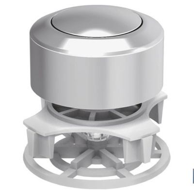 Botão Cromado | Mecanismo Interrumpivel | Modelo Candaba | Fabricado Em Abs