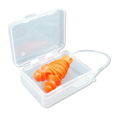 Track-Fit, Protetores Auriculares Reutilizáveis Com Fio Em Caixa Pequena, Snr 24,5 (100 Unidades)