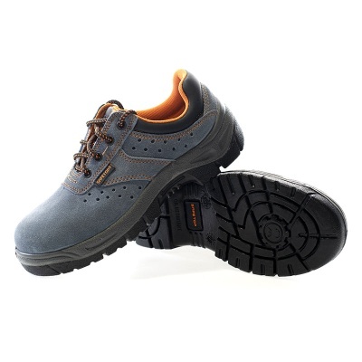 Incio, Sapato S1P Em Nobuck Azul Arejado