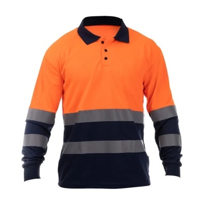 Polo Ocean Hv  Orange/Navy (1 Unidad)