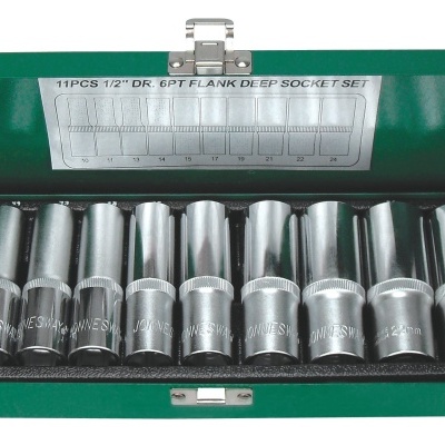 Jogo Chaves Caixa Longas 1/2" - 6 Faces