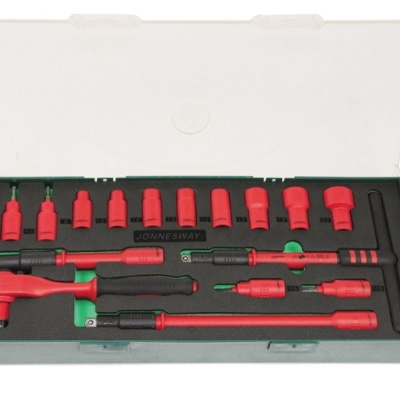 Jogo 16pcs 3/8"c/roquete Isolado 1000v