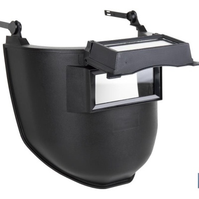 Máscara De Soldar | Adaptável Ao Capacete De Obra | Cor Preta