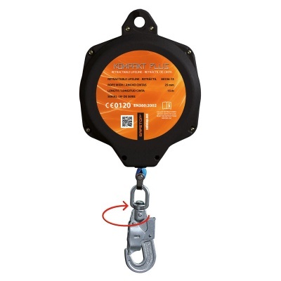 Kompakt Plus, Cinto Retrátil Vertical 15 M Sem Absorvedor