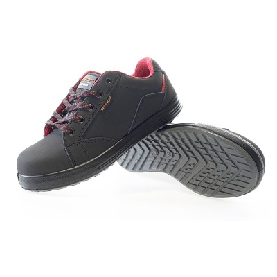 Campio, Sapato Casual S3 Com Cadarço Em Couro Bovino Integral Descat