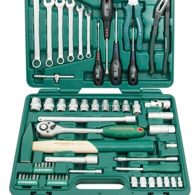 Mala 60pcs  Caixa Roquete 1/2" e 1/4"