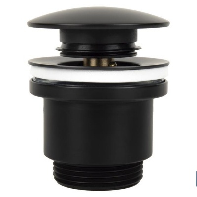 Válvula Click-Clack | Fabricada Em Latão | Rosca 1 1/4 | Inclui Tampa Grande De Ø63 Mm