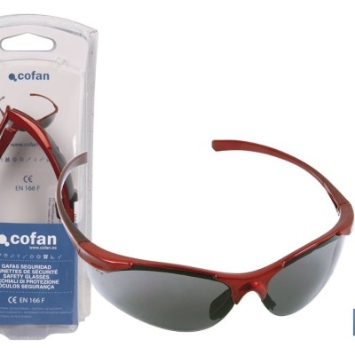 Blister Óculos De Segurança Anatómicos | Une-En 166 F | Modelo Roja | Lentes De Proteção Raios Uv
