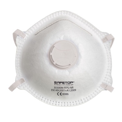 Ffp2 Nr Emé Series, Máscara Pré-Formada Com Válvula Sem Grampos (12 Unidades)