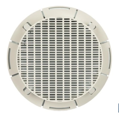 Grelha De Ventilação Para Encastrar Em Tubo| Fabricada Em Aluminio Branco| 2 Medidas