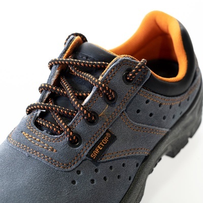 Incio, Sapato S1P Em Nobuck Azul Arejado