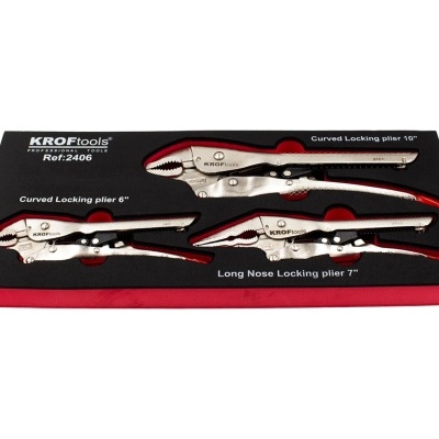 Módulo Alicates Pressão Bloqueio Automático 3Pcs (2406)