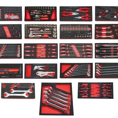Carro Ferramenta 7 Gavetas 259Pcs. Vermelho (8502Ver)
