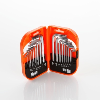Jogo de chaves Allen e Torx invioláveis, em estojo (170622)
