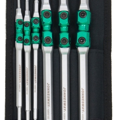 Jogo 6 Chaves Articuladas  Hexagonais Ponta Redonda