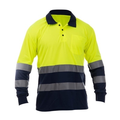 Polo Ocean Hv Polo L/S Yellow/Navy (1 Unidad)