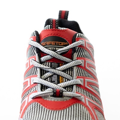 Perlio Vermelho, Sapato De Microfibra Vermelho Sem Metal S1P