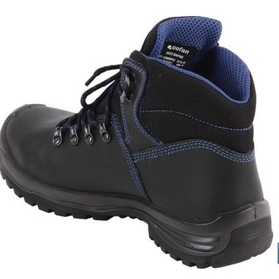 Sapato De Pele | Cor Negro | Segurança S-3 | Modelo Dafne | Biqueira De Carbono