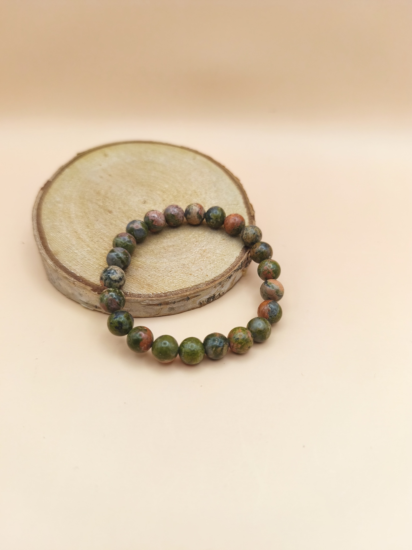 Pulseira Unakite 8mm