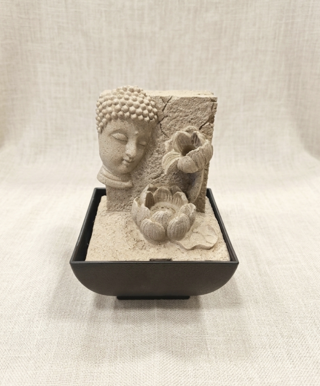 Fonte água Buda 13x13x18 cms