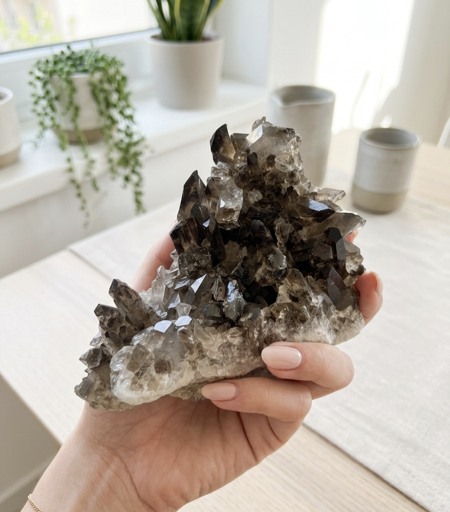 Drusa Quartzo Fumado (810g)