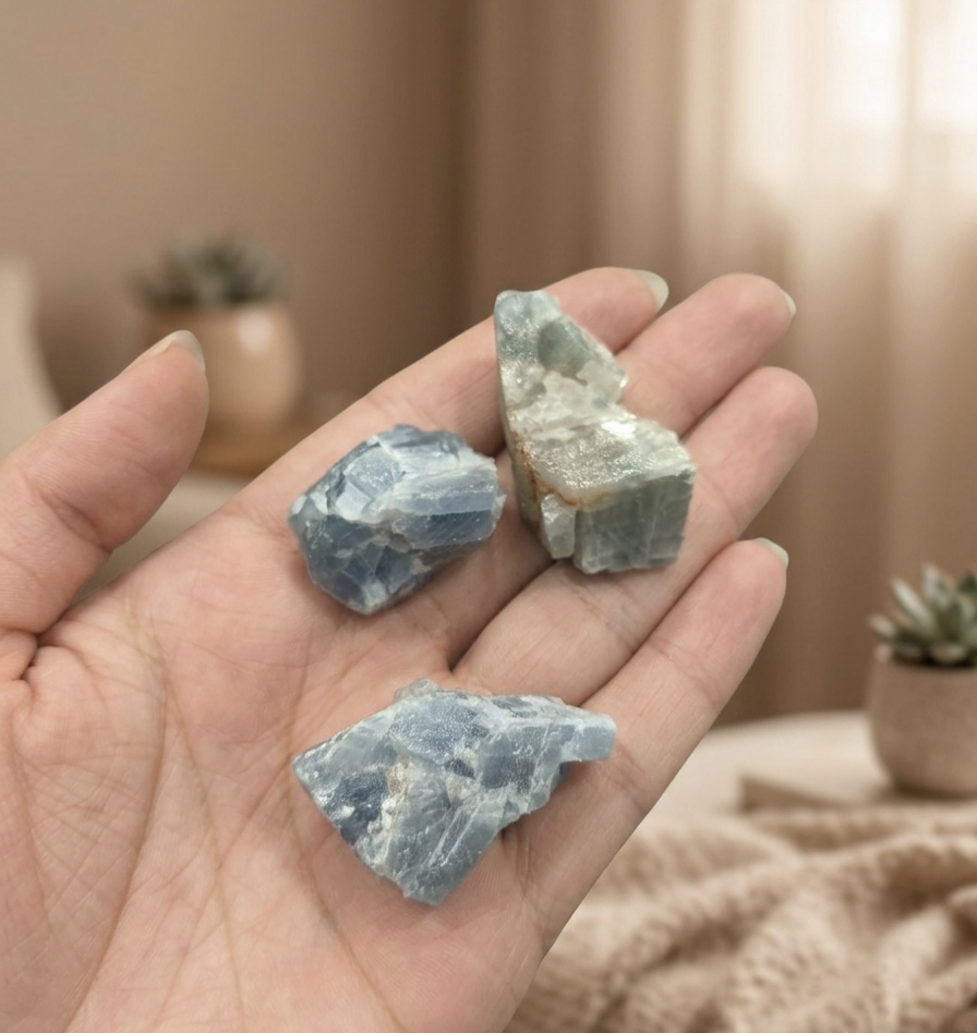 Calcite Azul Bruto (2/3 cms)